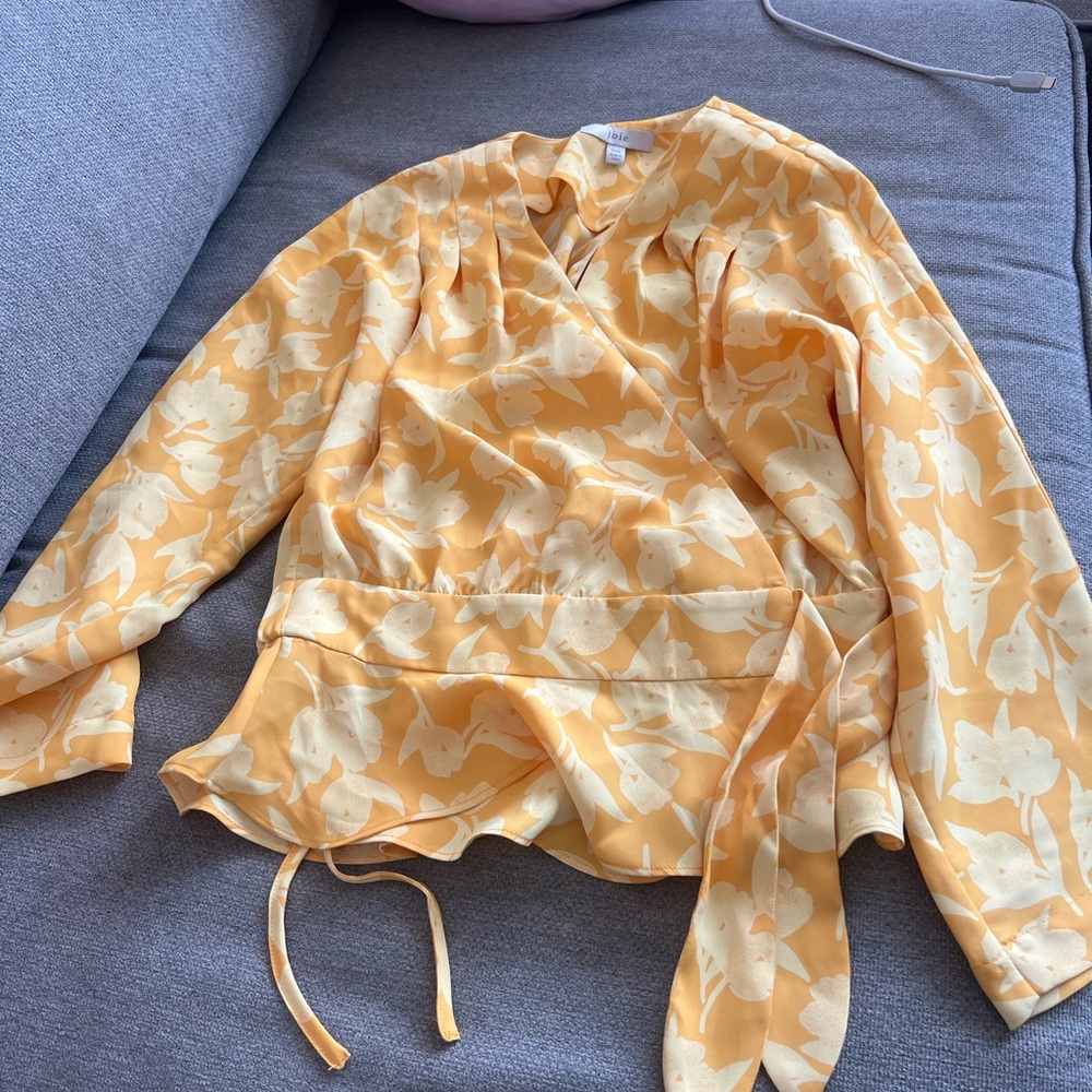 Joie yellow blouse